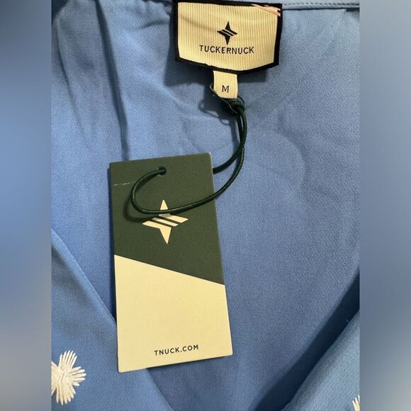 NWT Tuckernuck Cornflower Blue Easton Embroidered Blouse - Picture 7 of 8